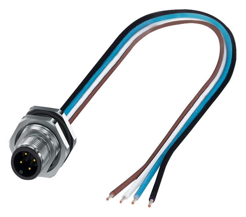 1411594 SENSOR CORD, 5P, PLUG-FREE END, 0.5M PHOENIX CONTACT