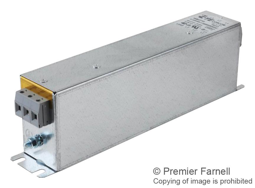 180BCF10R POWER LINE FILTER, 3 PHASE, 180A, 0.082A CORCOM - TE CONNECTIVITY