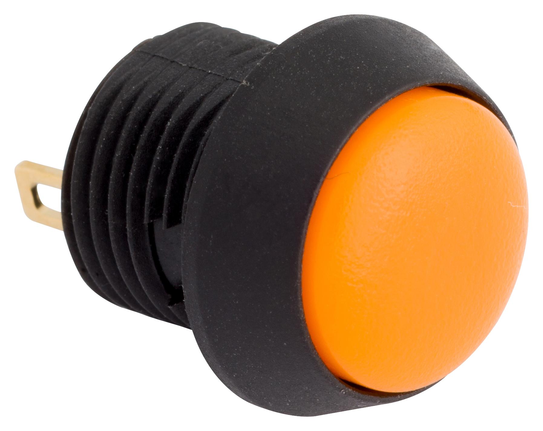 FL12NO PB SWITCH, SPST-NO, IP67, QC, ORANGE EOZ