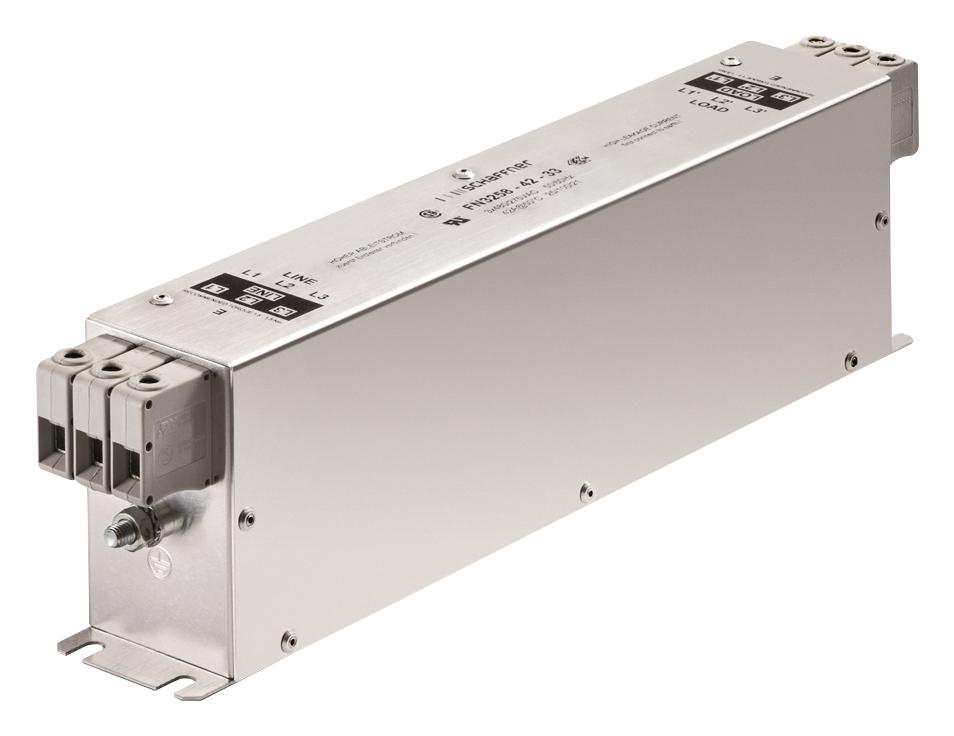 FN3258H-75-34 POWER LINE FILTER, 3 PHASE, 75A, 0.033A SCHAFFNER