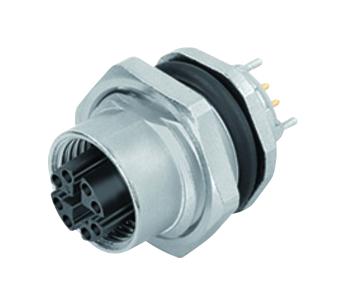 09-3782-91-08 SENSOR CONNECTOR, M12, RCPT, 8POS BINDER