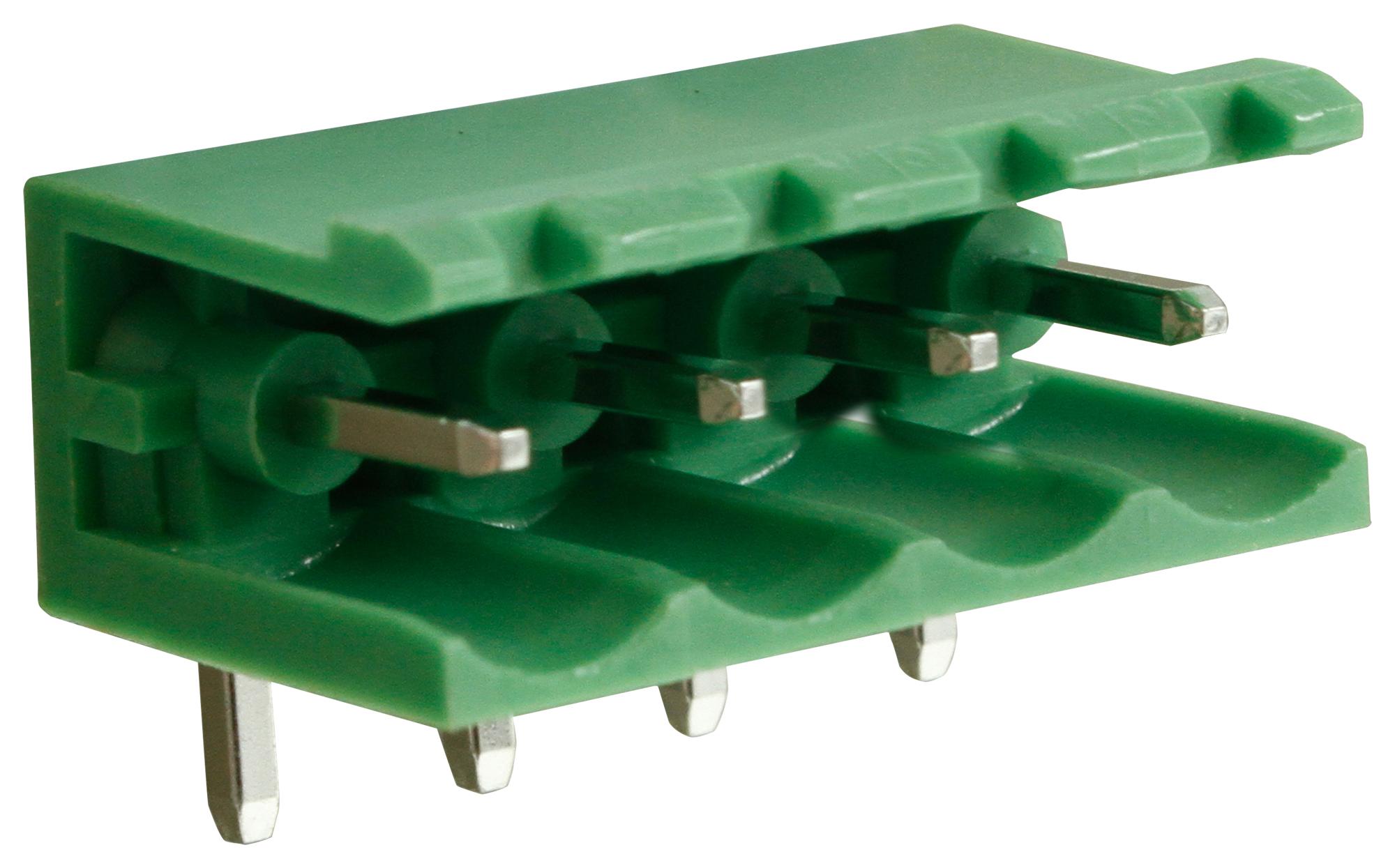 CTBP9350/4AO TERMINAL BLOCK, HEADER, 4POS, R/A, TH CAMDENBOSS