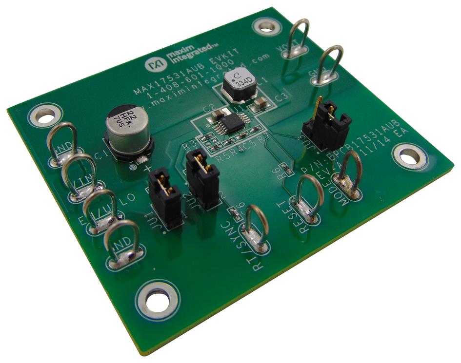 MAX17531AUBEVKIT# EVALUATION BOARD, SYNC BUCK CONVERTER MAXIM INTEGRATED / ANALOG DEVICES