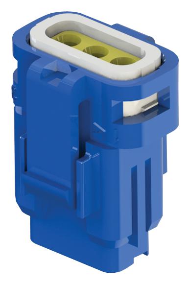 560-003-000-410 RCPT HOUSING, 3POS, PBT, BLUE EDAC