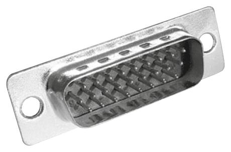 MHDD15-M-T-B-S D-SUB CONNECTOR, PLUG, 15POS MH CONNECTORS