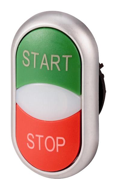 M22-DDL-GR-GB1/GB0 SWITCH OPERATOR, DOUBLE PUSHBUTTON EATON MOELLER