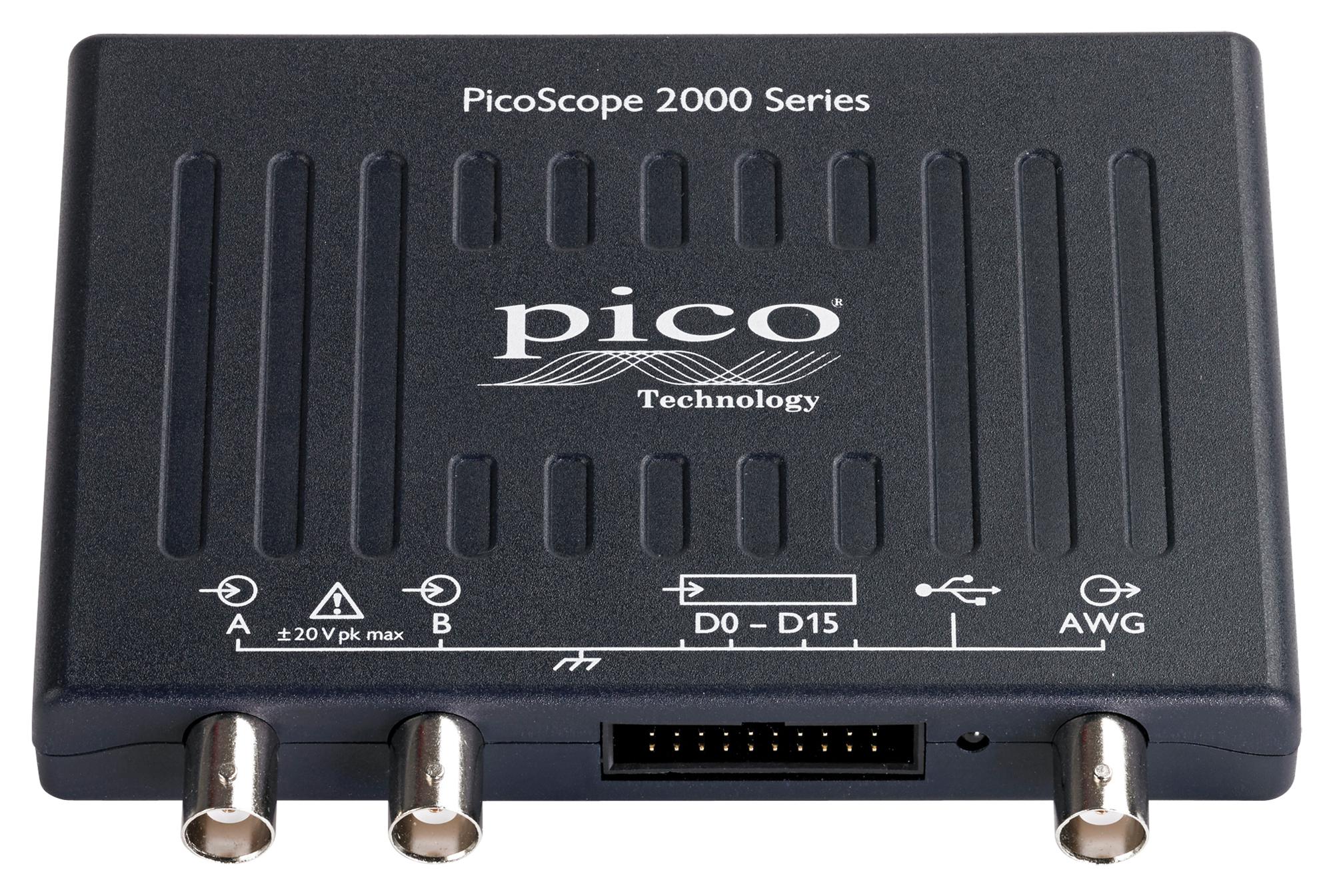 PICOSCOPE 2206B MSO OSCILLOSCOPE, 2 / 16-CH, 50MHZ, 1GSPS PICO TECHNOLOGY