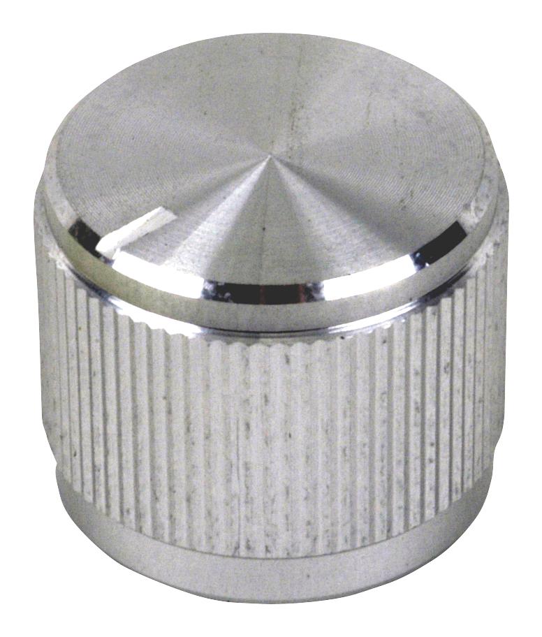 MC21045 ROUND KNURLED KNOB, 23.8MM, ALUMINIUM MULTICOMP