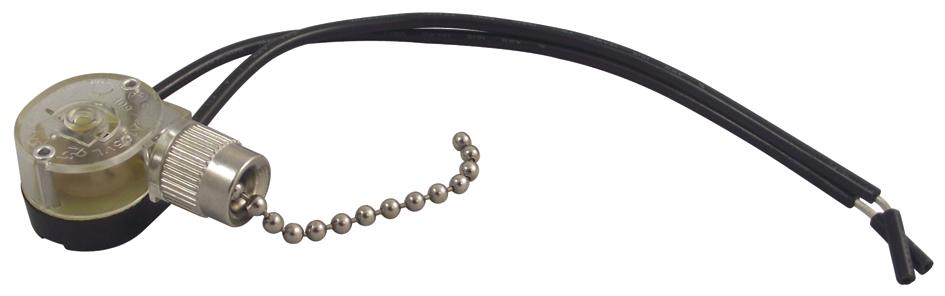 SPC21175 PULL CHAIN SWITCH, SPST, 6A/125V MULTICOMP