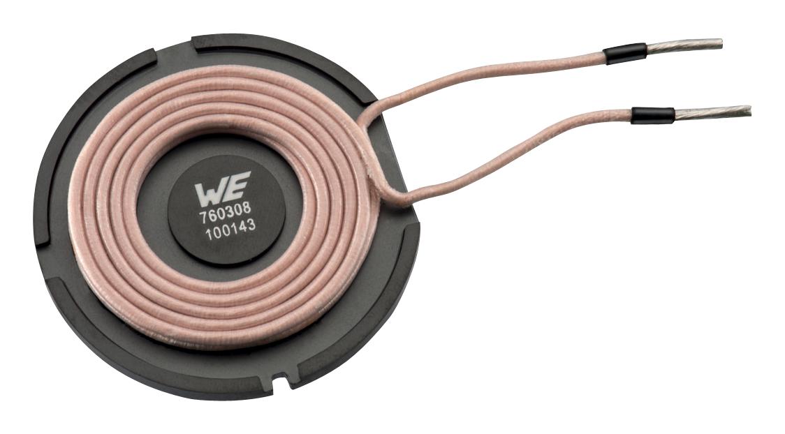 760308100143 POWER CHARGE TRANSMITTER COIL, 6UH, 10% WURTH ELEKTRONIK