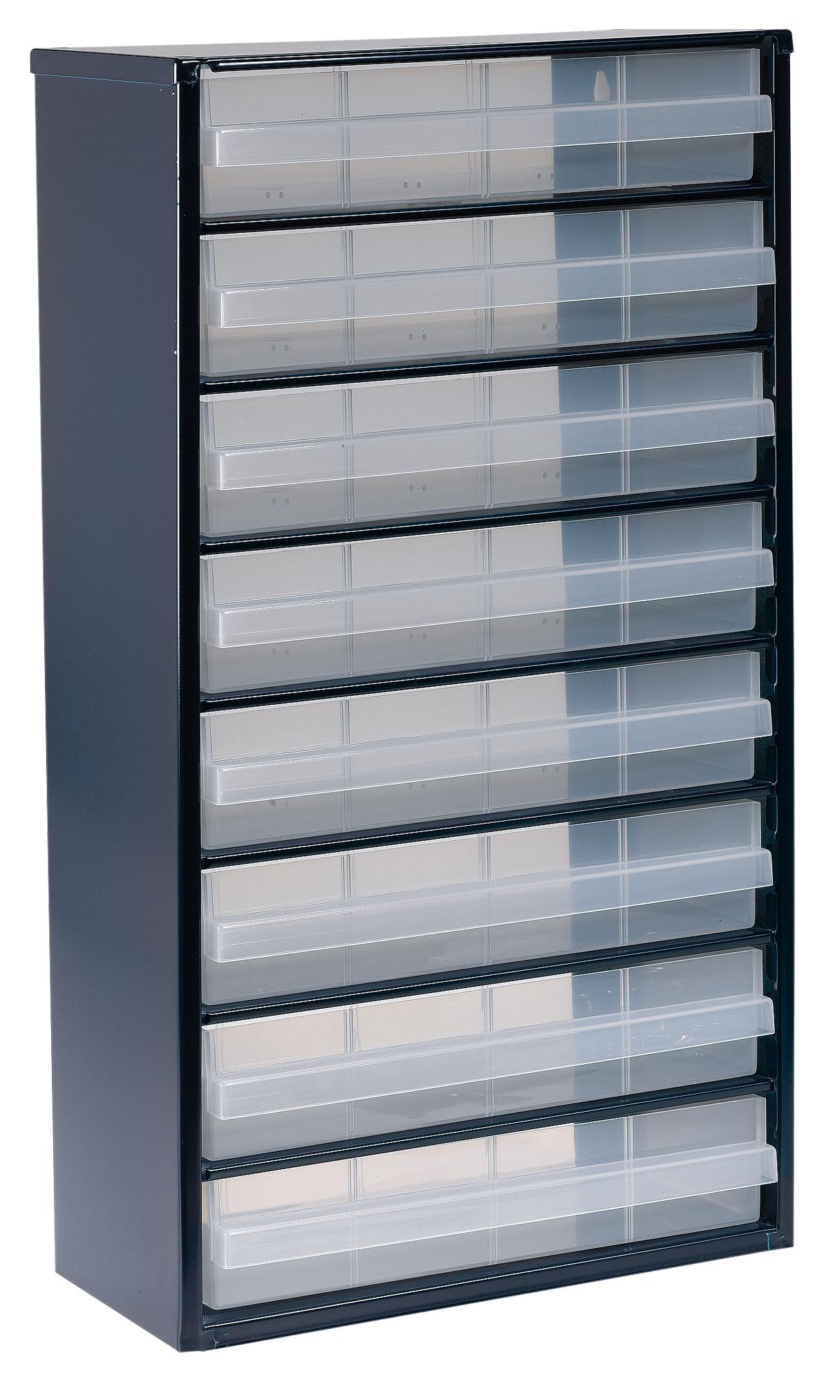 137416. CABINET, STORAGE, 8 DRAWER, STEEL RAACO