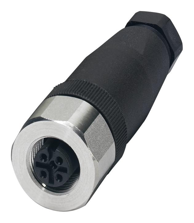 1553255 SENSOR CONNECTOR, M12, RCPT, 5POS PHOENIX CONTACT