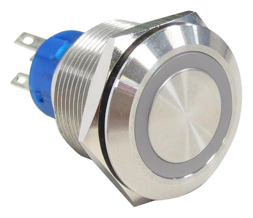 AV2210E324Q04 VANDAL RESISTANT SW, SPST, 3A, 250VAC ALCOSWITCH - TE CONNECTIVITY