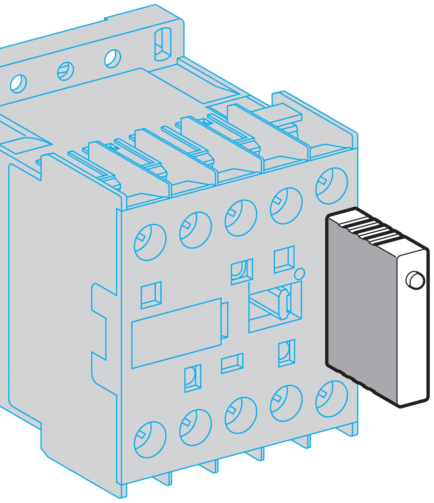 LA4KC1B SUPPRESSOR MODULE, 12-24V, BIDIRECTIONAL SCHNEIDER ELECTRIC