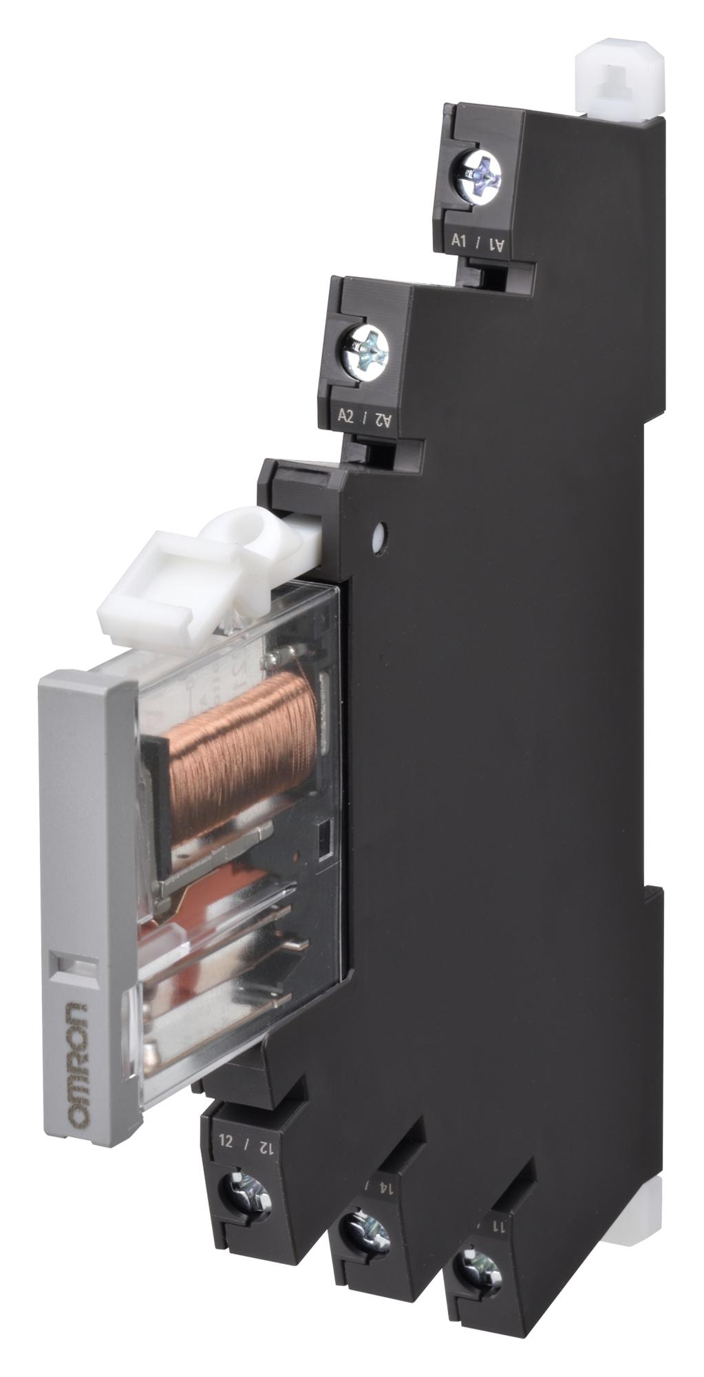 G2RV-SR700-AP  DC24 POWER RELAY, 24VDC, 6A, SPDT, DIN RAIL OMRON