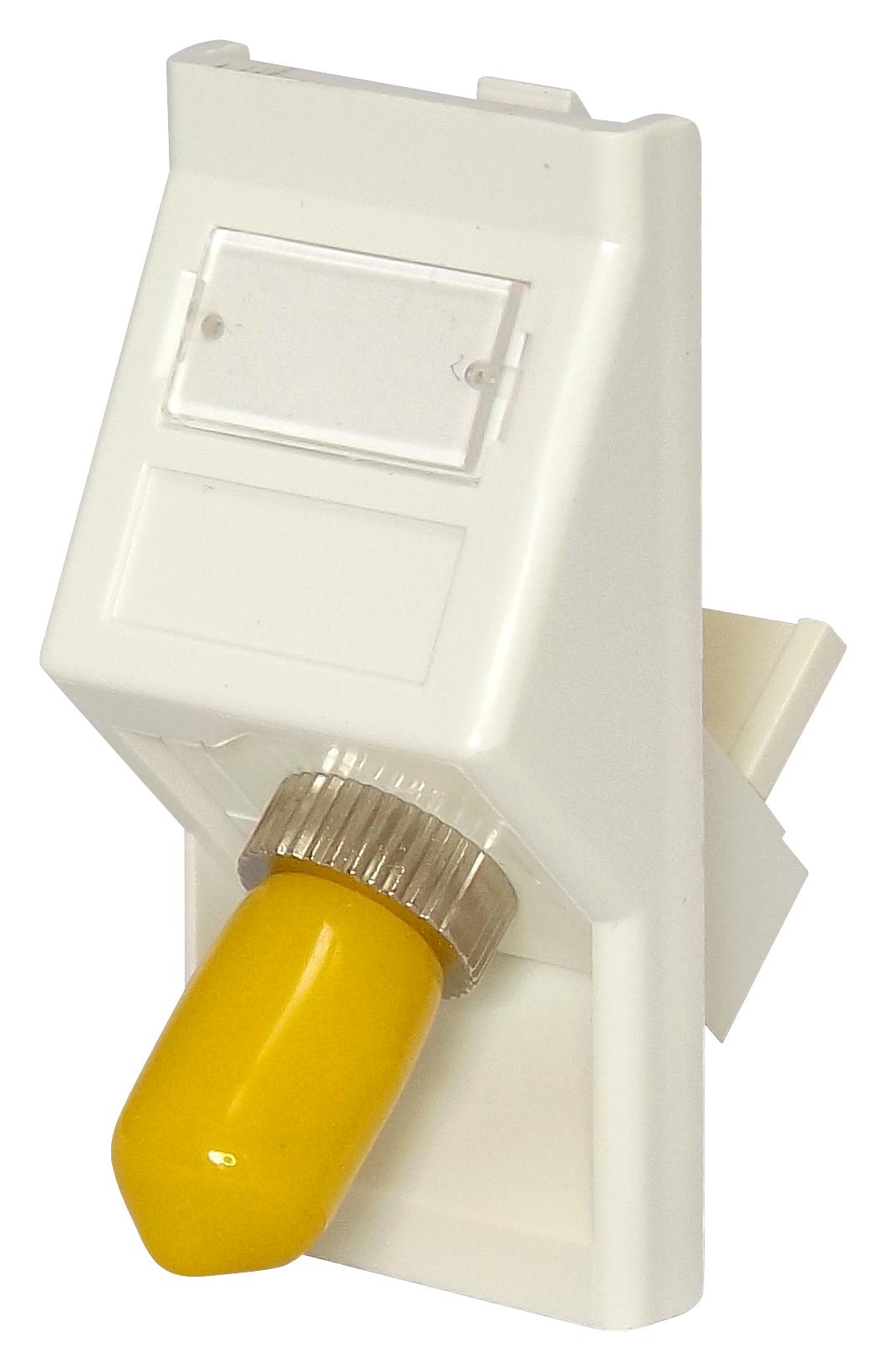 OT45WH FIBRE OPTIC 45DEG ADAPTER, ST SIMPLEX TUK