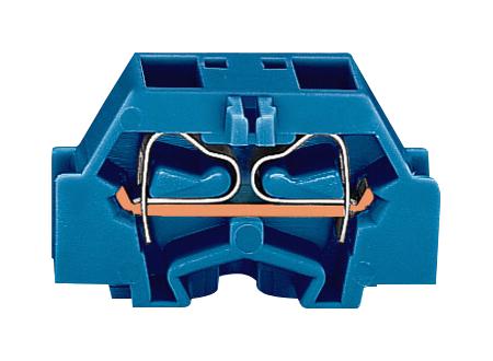 261-334 TERMINAL BLOCK, DIN RAIL, 4POS, 28-14AWG WAGO