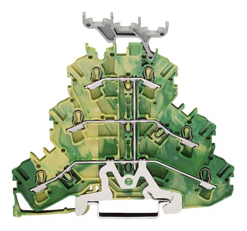2002-3237 TERMINAL BLOCK, DIN RAIL, 6POS, 22-12AWG WAGO
