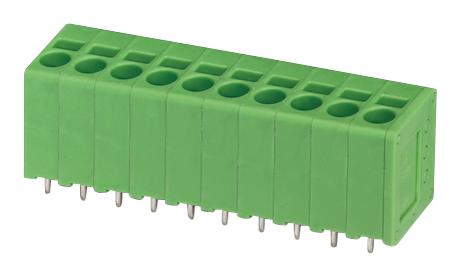 SPT 2,5/ 4-V-5,0 TB, WIRE TO BOARD, 4POS, 24-12AWG, GRN PHOENIX CONTACT