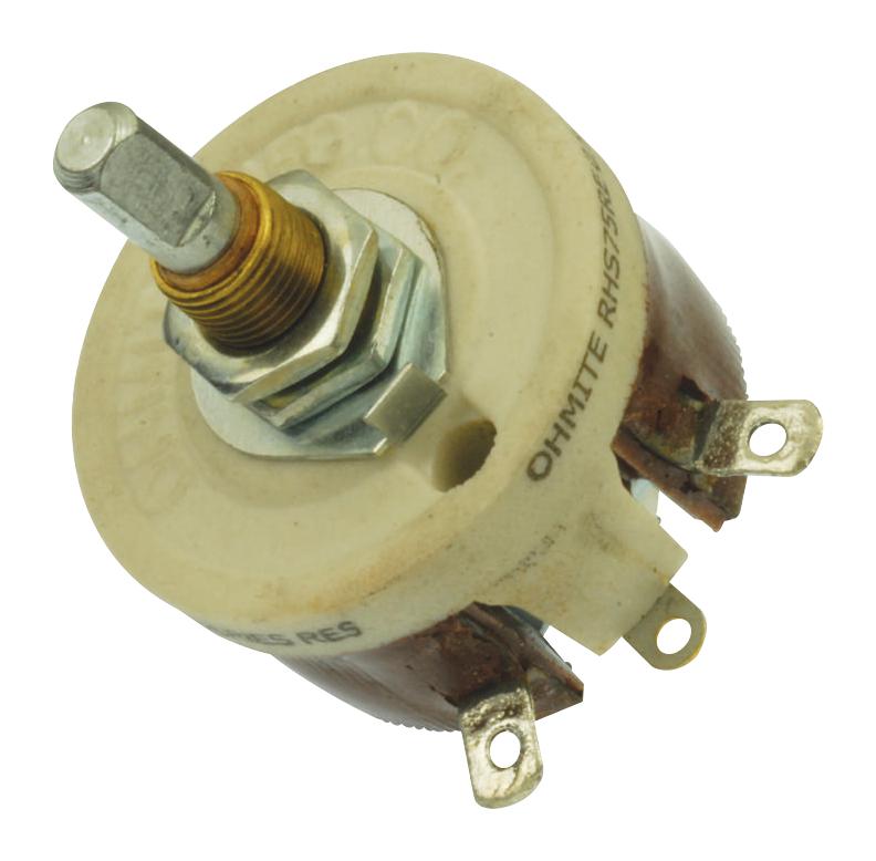 RHS1K5E RHEOSTAT, ROTARY, 1K5, PANEL OHMITE