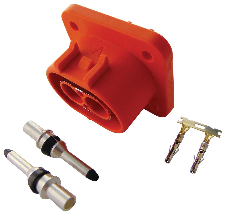 ELR2A3 POWER CONNECTOR, RCPT, 2POS, 11.1MM AMPHENOL INDUSTRIAL