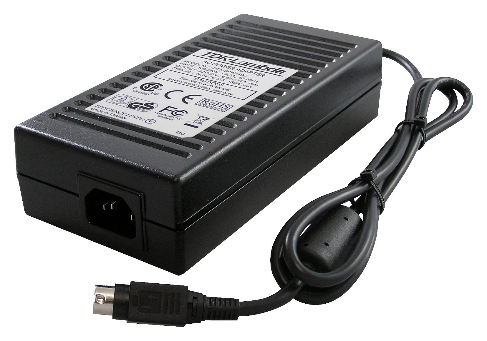 DT-150PW-120-D ADAPTOR, AC-DC, 12V, 11.67A, 140W TDK-LAMBDA