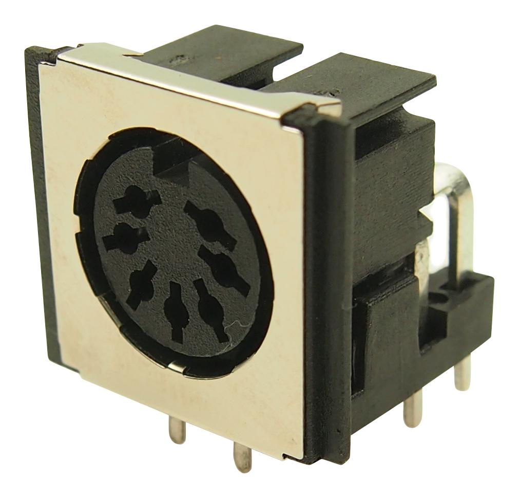 FM6727 SCREENED DIN CONN, RECEPTACLE, 7POS, PCB CLIFF ELECTRONIC COMPONENTS