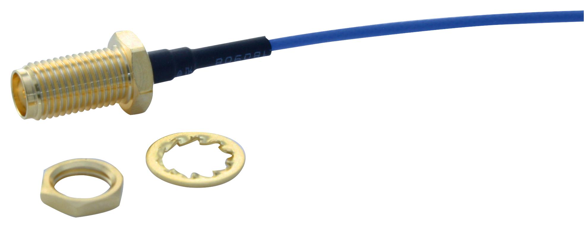 MC001483 RF CABLE ASSY, SMA JACK-SMA PLUG, 100MM MULTICOMP PRO