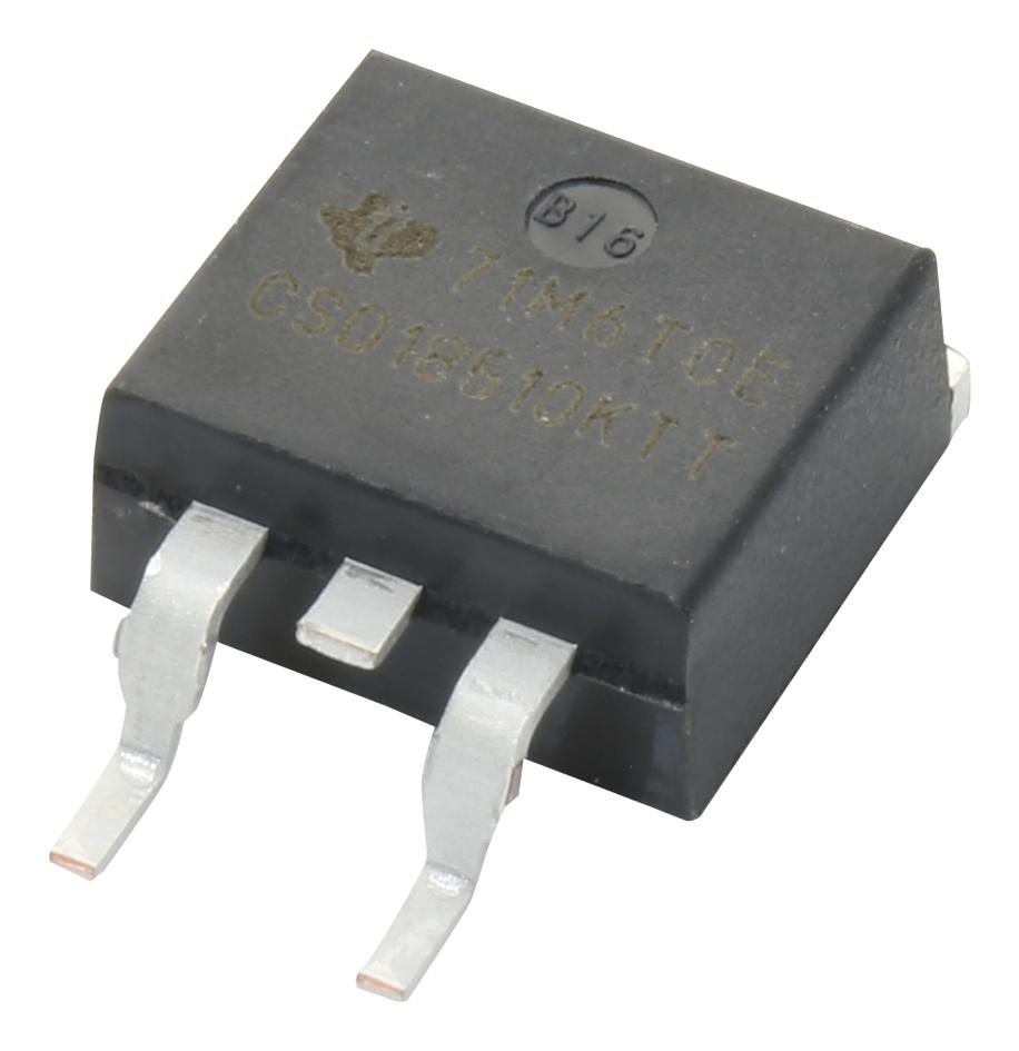 CSD18510KTTT MOSFET, N-CH, 40V, 274A, TO-263 TEXAS INSTRUMENTS