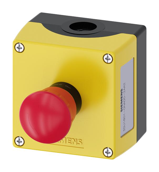 3SU1801-0NA00-2AA2 EMERGENCY STOP SW, SPST-NC, 500V, SCREW SIEMENS