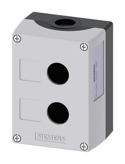 3SU1802-0AA00-0AB1 ENCLOSURE, 2 COMMAND POINT, PLASTIC, GRY SIEMENS