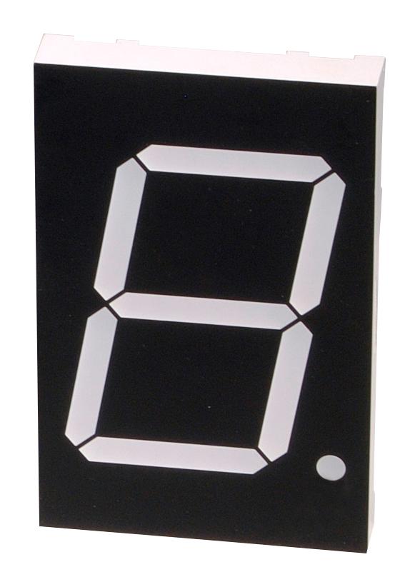 FN1-2301W4SM00BW DISPLAY, SEVEN SEGMENT, 57MM, WHITE FORGE