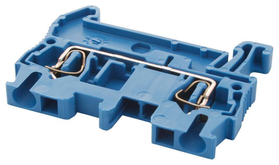 ST 2,5 BU TERMINAL BLOCK, DIN RAIL, 2POS, 12AWG PHOENIX CONTACT