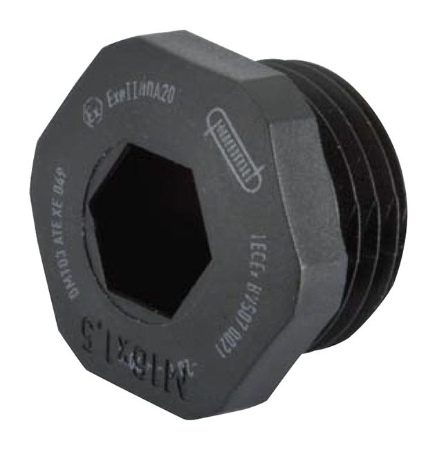 1.297.1201.50 BLANKING PLUG, NYLON, M12X1.5 HUMMEL