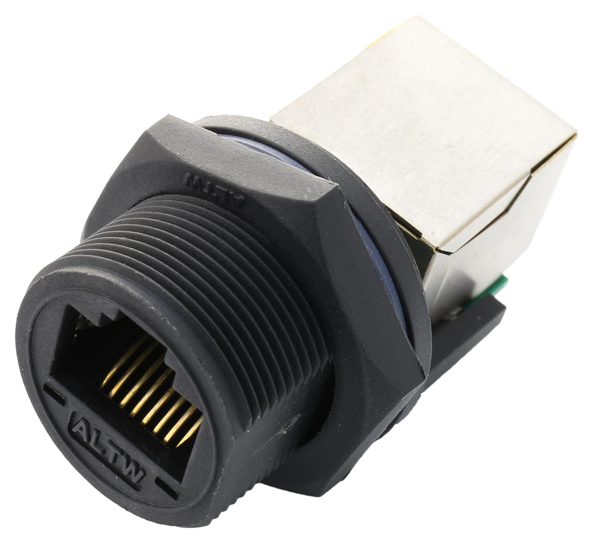 RCP-5SPFFH-SCM7001 SEALED CONNECTOR, RJ45, RCPT, 8P, PANEL AMPHENOL LTW