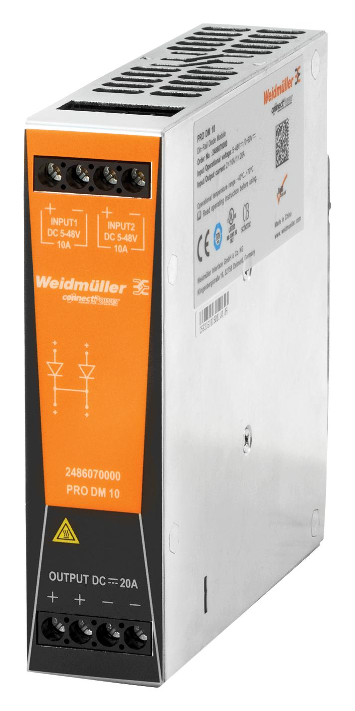 2486070000 DC-DC CONVERTER, 24V, 15A WEIDMULLER