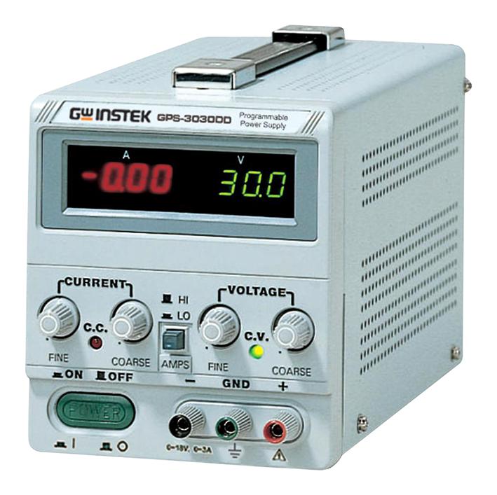 GPS-3030DD. POWER SUPPLY, 1 O/P, 3A, 30V, ADJ GW INSTEK