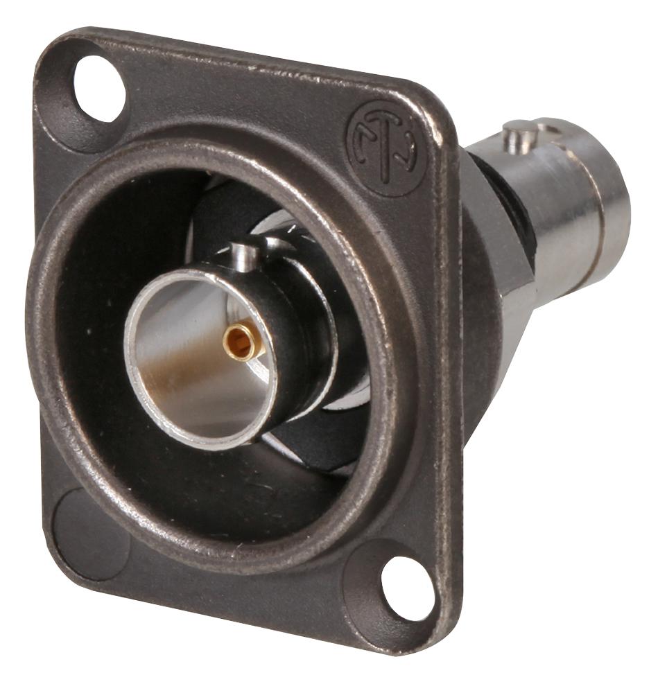 NBB75DFIX RF COAXIAL, UHD BNC JACK, 75 OHM, PANEL NEUTRIK