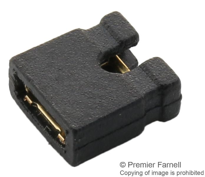 2SN-BK-G SHUNT, 2POS, 2MM, BLACK SAMTEC