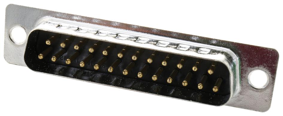 DB25-PD D SUB HOUSING, 25POS, DB, STEEL MULTICOMP