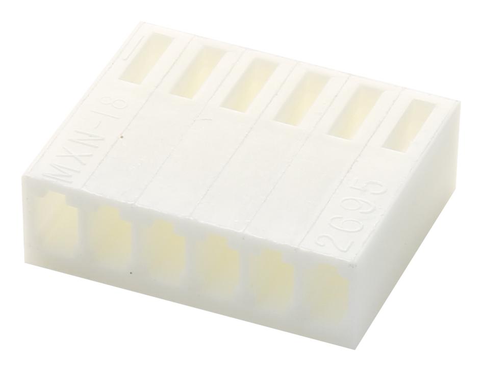 22-01-2107 CONNECTOR, RCPT, 10POS, 1ROW, 2.54MM MOLEX