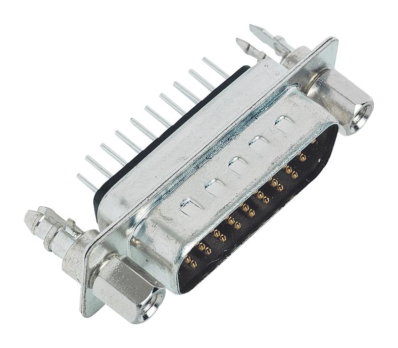 09563617713 HD D-SUB CONN, PLUG, 44POS, TH HARTING