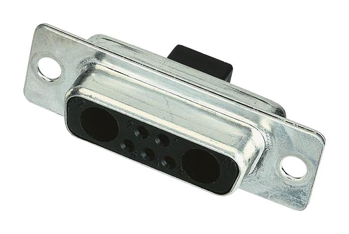 09692020072 COMBO D-SUB HOUSING, RCPT, 7W2, STEEL HARTING