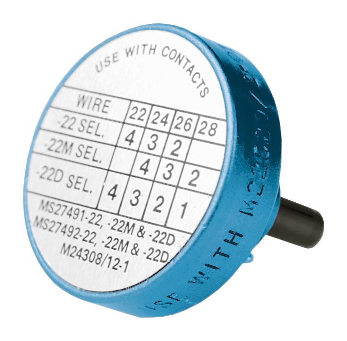 09990000525 LOCATOR, CRIMP TOOL, 23-28AWG CONTACT HARTING