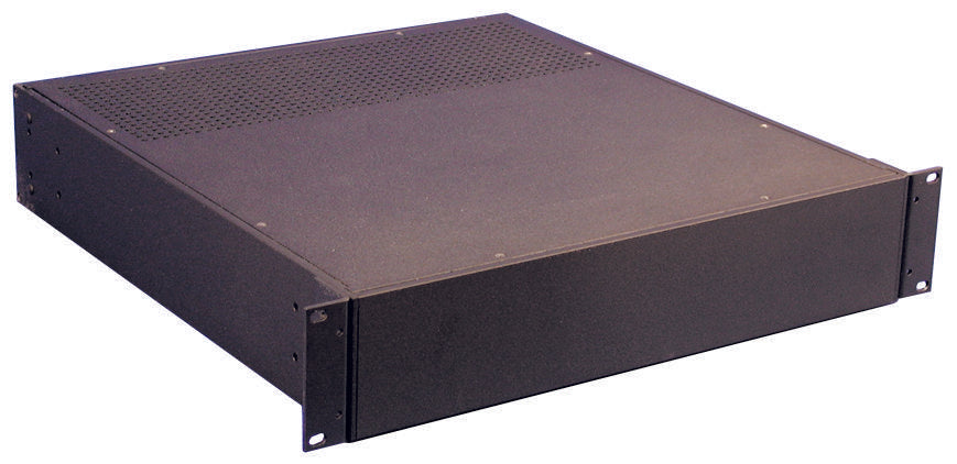 RM1U1913VBK CASE, 19", VENTED, BLACK, 1U, 330MM HAMMOND