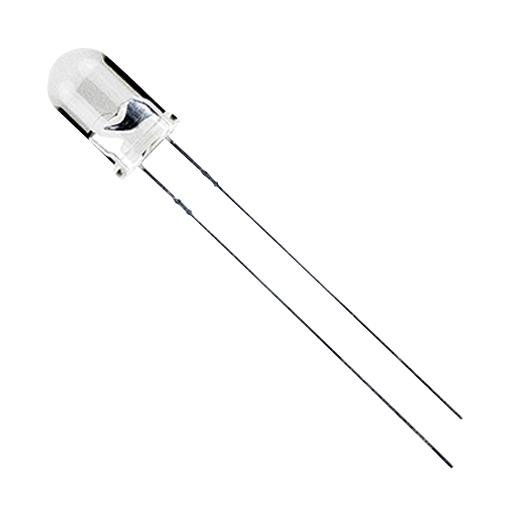 LTH5MM12VFR4400 LED, 5MM, WHITE, 4.5CD, 625NM VCC (VISUAL COMMUNICATIONS COMPANY)
