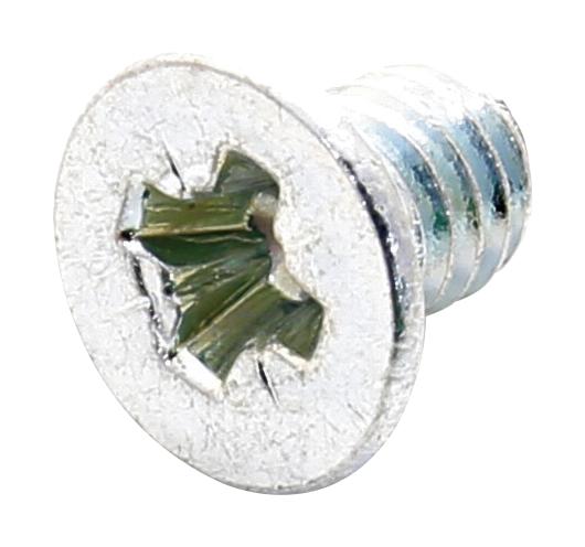 M46KRSTMCZ100- POZI CSK HEAD MACHINE SCREW, STEEL, M4 TR FASTENINGS