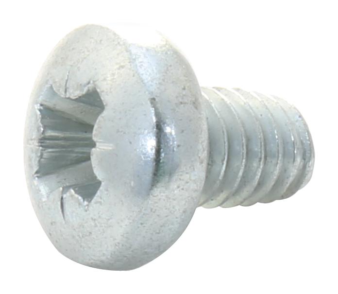 M46PTSTMCZ100- RECESSED PAN HEAD TORX SCREW, STEEL, M4 TR FASTENINGS