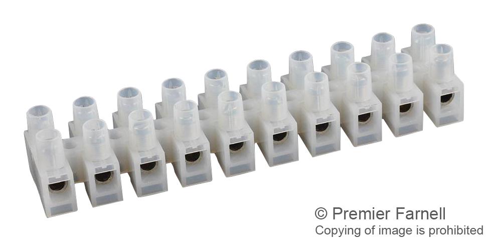 MC001830 TERMINAL BLOCK, BARRIER, 20POS, 10AWG MULTICOMP PRO