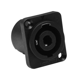 SP-4-MD LOUD SPEAKER CONNECTOR, JACK, 4P, PANEL AMPHENOL